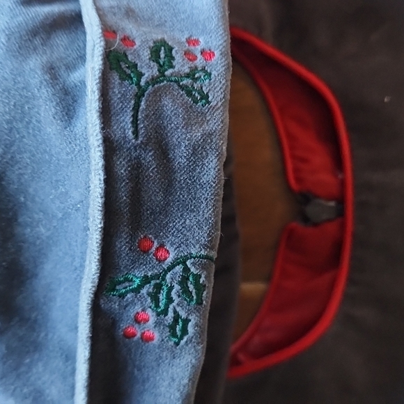 NWT 24 mos Grey Velvet Dress with Hat - Picture 2 of 16